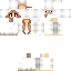 Minecraft skin texture, 64x64 pixels