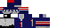 Minecraft skin texture, 64x32 legacy pixels