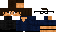 Minecraft skin texture, 64x32 legacy pixels