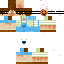 Minecraft skin texture, 64x64 pixels