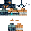 Minecraft skin texture, 64x64 pixels