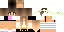 Minecraft skin texture, 64x32 legacy pixels