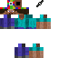 Minecraft skin texture, 64x64 pixels