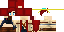Minecraft skin texture, 64x32 legacy pixels