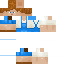Minecraft skin texture, 64x64 pixels