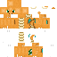Minecraft skin texture, 64x64 pixels