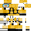 Minecraft skin texture, 64x64 pixels