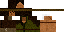 Minecraft skin texture, 64x32 legacy pixels