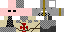 Minecraft skin texture, 64x32 legacy pixels