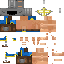 Minecraft skin texture, 64x64 pixels
