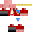 Minecraft skin texture, 64x64 pixels