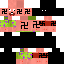 Minecraft skin texture, 64x64 pixels