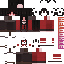 Minecraft skin texture, 64x64 pixels