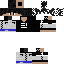 Minecraft skin texture, 64x64 pixels