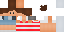 Minecraft skin texture, 64x32 legacy pixels
