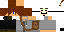 Minecraft skin texture, 64x32 legacy pixels