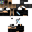 Minecraft skin texture, 64x64 pixels