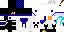 Minecraft skin texture, 64x32 legacy pixels