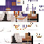 Minecraft skin texture, 64x64 pixels