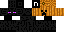 Minecraft skin texture, 64x32 legacy pixels
