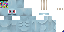 Minecraft skin texture, 64x32 legacy pixels