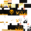 Minecraft skin texture, 64x64 pixels