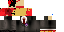 Minecraft skin texture, 64x32 legacy pixels