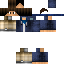 Minecraft skin texture, 64x64 pixels