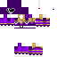 Minecraft skin texture, 64x64 pixels