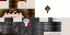Minecraft skin texture, 64x32 legacy pixels