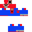 Minecraft skin texture, 64x64 pixels
