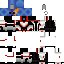 Minecraft skin texture, 64x64 pixels