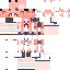 Minecraft skin texture, 64x64 pixels