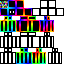 Minecraft skin texture, 64x64 pixels
