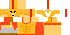 Minecraft skin texture, 64x32 legacy pixels
