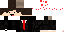 Minecraft skin texture, 64x32 legacy pixels