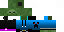 Minecraft skin texture, 64x32 legacy pixels