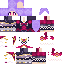 Minecraft skin texture, 64x64 pixels