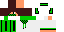 Minecraft skin texture, 64x32 legacy pixels