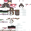 Minecraft skin texture, 64x64 pixels