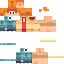 Minecraft skin texture, 64x64 pixels