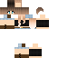 Minecraft skin texture, 64x64 pixels