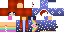 Minecraft skin texture, 64x32 legacy pixels