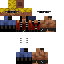 Minecraft skin texture, 64x64 pixels