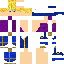 Minecraft skin texture, 64x64 pixels