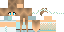 Minecraft skin texture, 64x32 legacy pixels