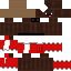 Minecraft skin texture, 64x64 pixels