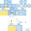 Minecraft skin texture, 64x64 pixels