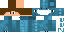 Minecraft skin texture, 64x32 legacy pixels