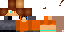 Minecraft skin texture, 64x32 legacy pixels